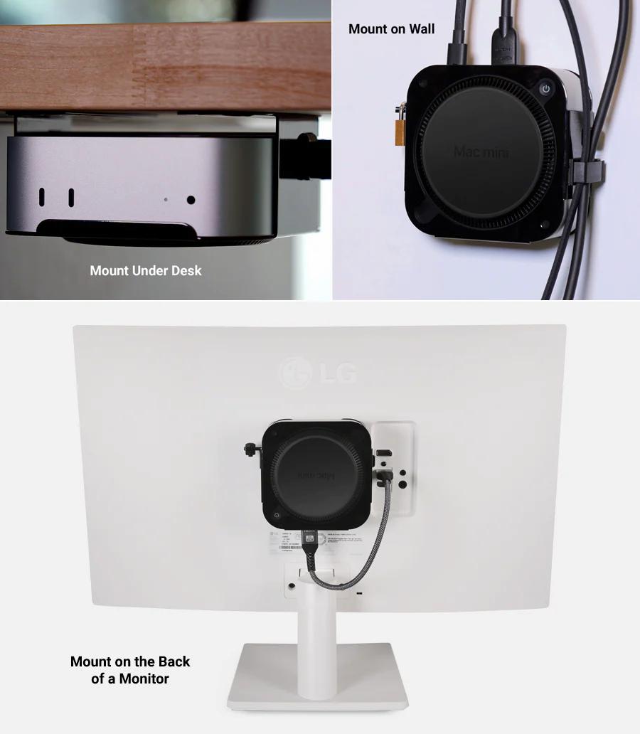 MacCuff mini (2024+) - Secure Mounting Bracket for 2024 Mac mini Computers MacCuff mini (2024+) - Secure Mounting Bracket for 2024 Mac mini Computers